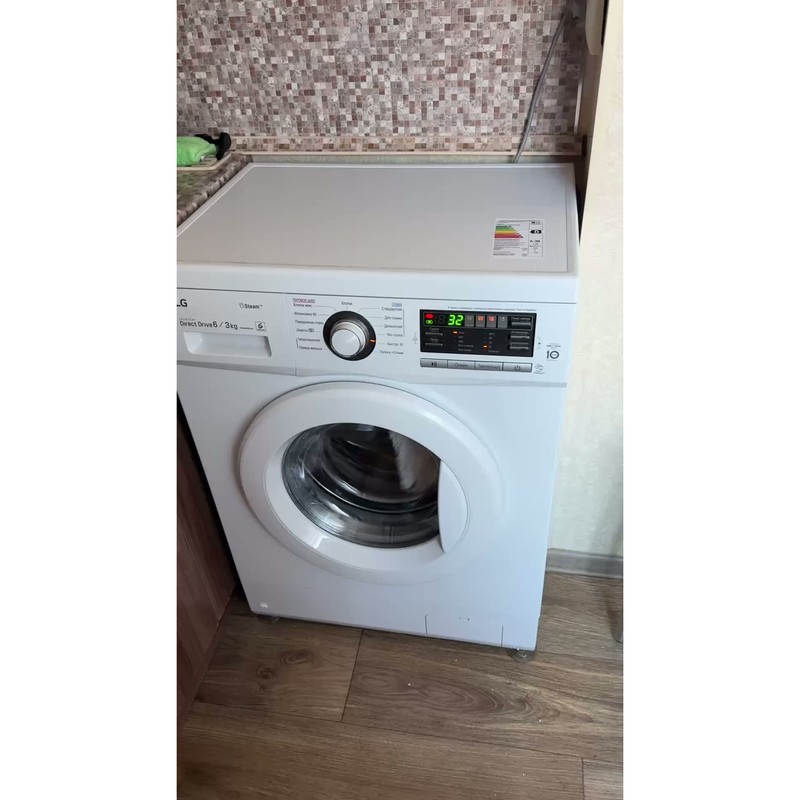Стир-Сушильная машина LG F 1296CDSOX 6.3кг