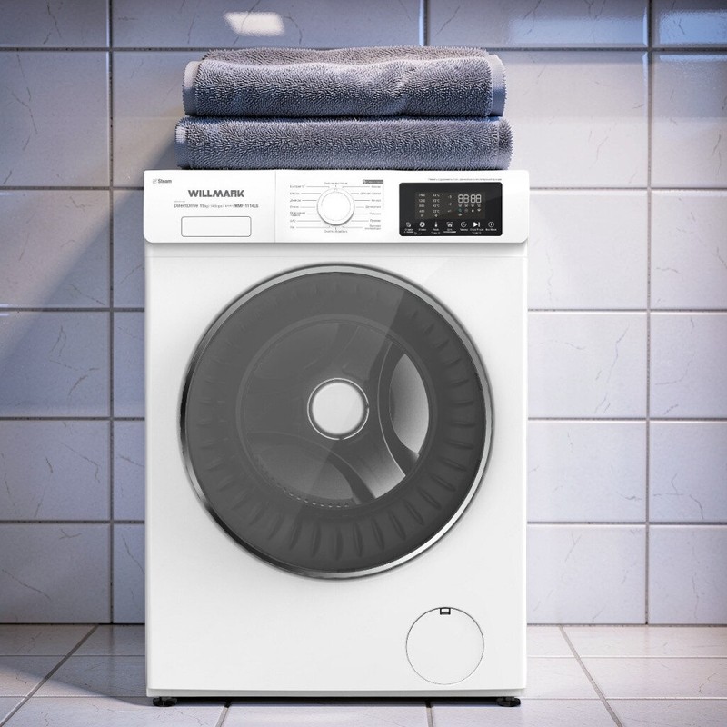 Стиральная машина WILLMARK WMF-1114LG белый полн инвертор — изображение 2